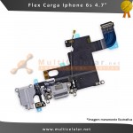 Flex Carga Apple Iphone 6S Cinza  A1633, A1688, A1700